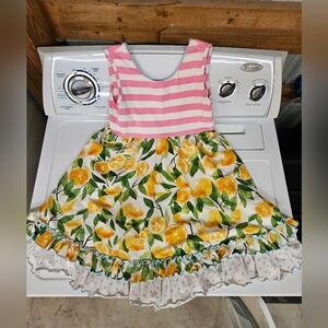 Oopsie Daisy Boutique Lemon Dress Size 8